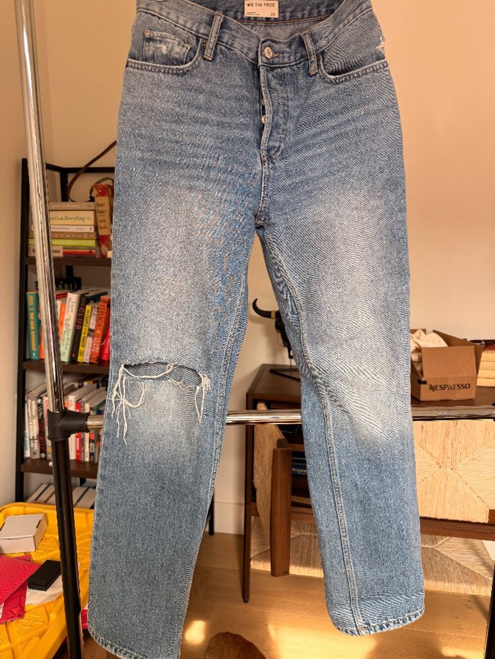 We The Free Free People Distressed Boyfriend Jeans Size 26